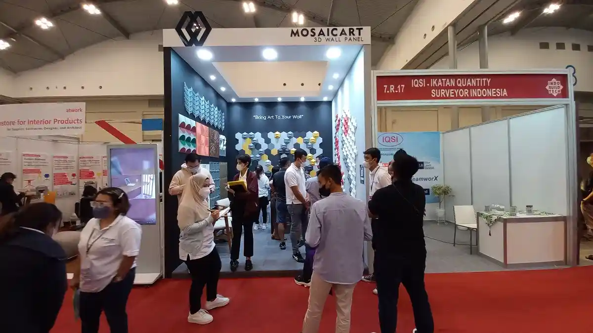 Pameran Indobuildtech ke-20 Digelar, Mosaicart Launching 2 Produk Terbaru