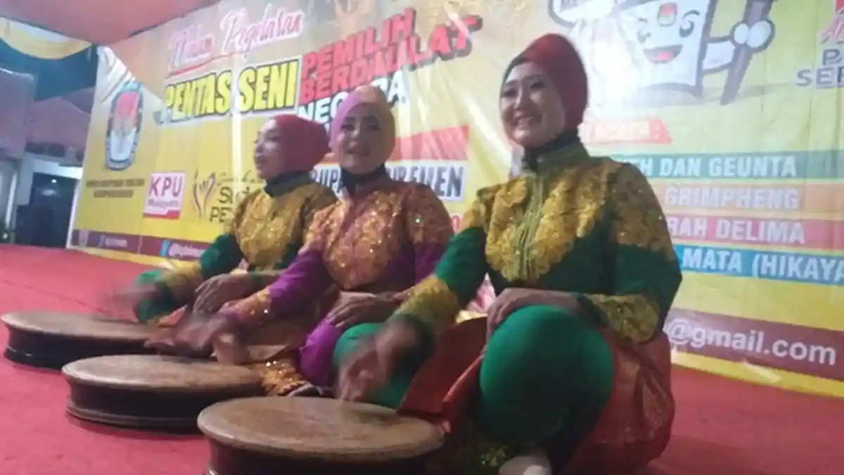 KIP Bireuen Kembali Gelar Pentas Seni Sosialisasi Pemilu 2019