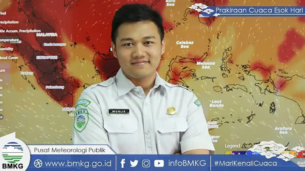 Peringatan Dini BMKG Rabu 14 Agustus 2019 - 12 Wilayah Waspada Gelombang Tinggi, Angin, Kebakaran