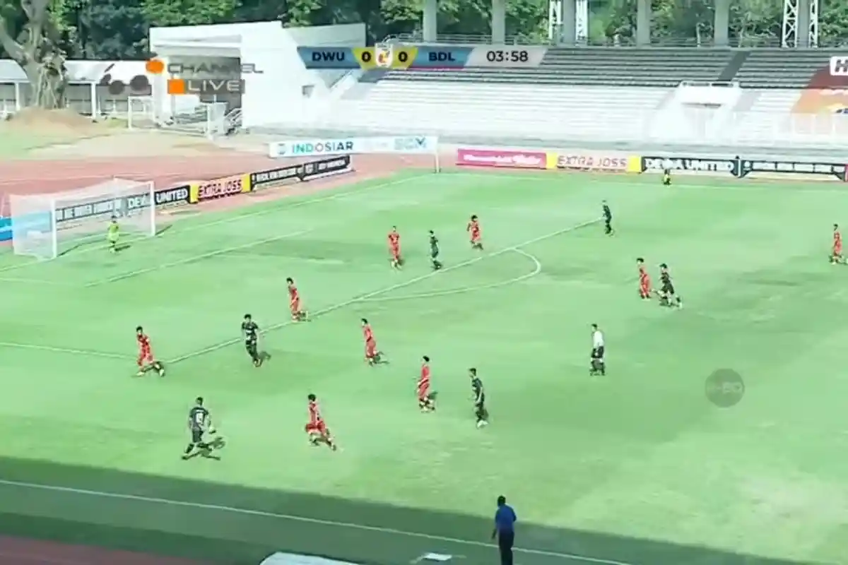 Hasil Babak I Badak Lampung FC vs Dewa United, Laskar Saburai Tertinggal 0-1