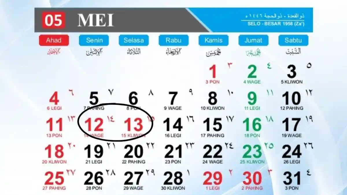 Kalender 2025: Waisak Jatuh 12 Mei, Ini Jadwal Long Weekend Pertama Bulan Ini