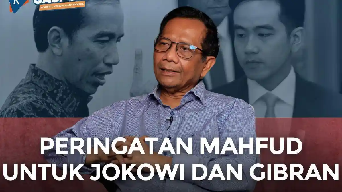 Mekanisme Pemakzulan, Mahfud MD Sebut Pencopotan Gibran Gampang Secara Teori