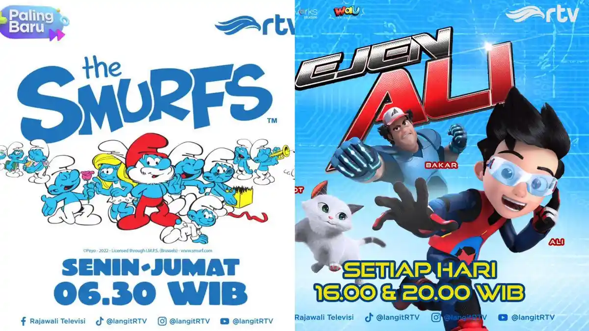 Jadwal Acara RTV Hari Ini Rabu 28 Agustus, Hiburan Seru Animasi The ...