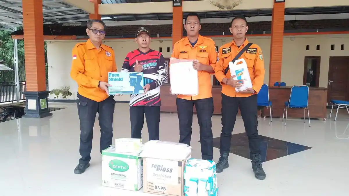 BPBD Bondowoso Distribusikan Bantuan Penanggulangan Virus PMK