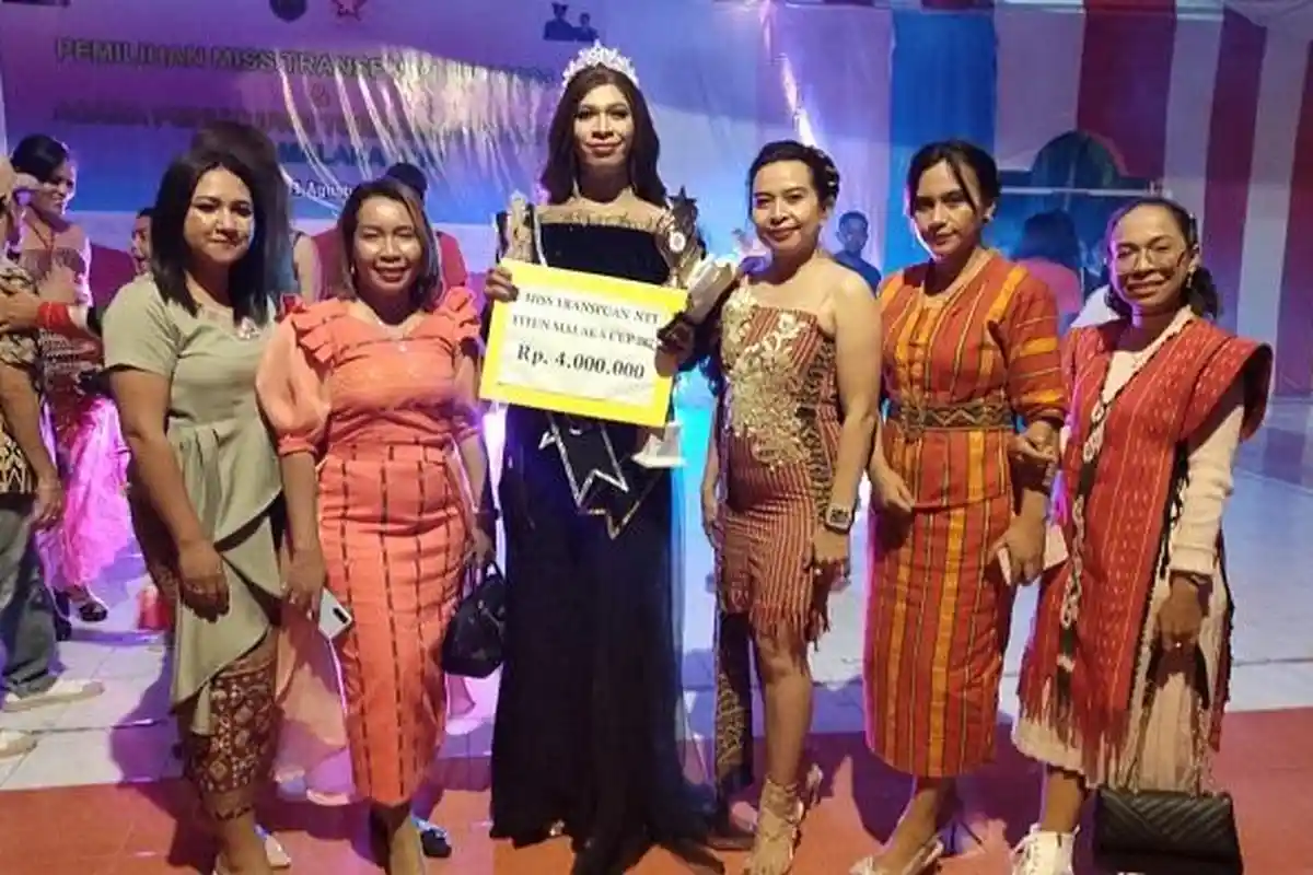 Jasmine Caca Terpilih sebagai Miss Transpuan NTT 2023