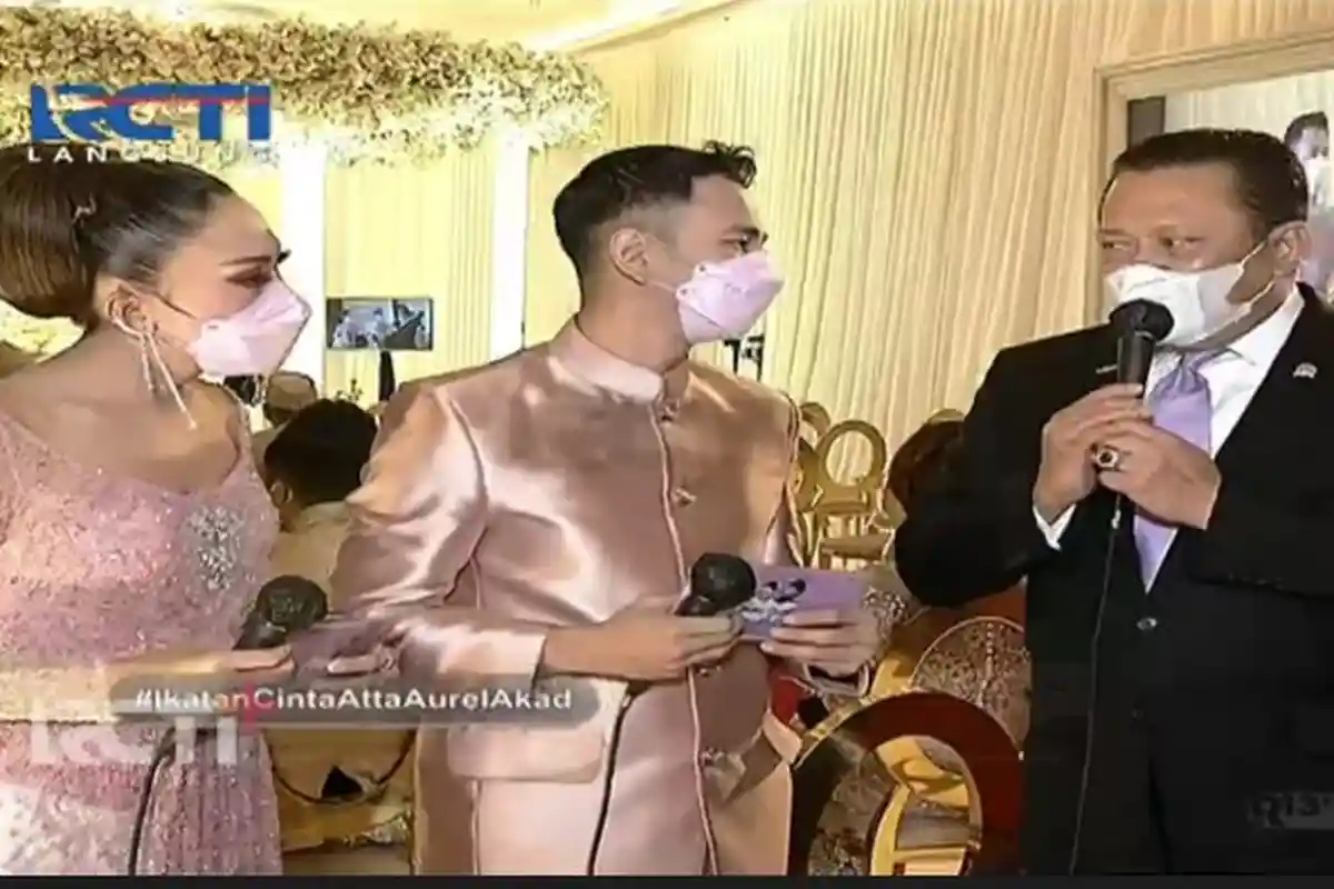 Atta Aurel Nikah, Pesan Bambang Soesatyo Buat Calon Pengantin Bikin Raffi Ahmad & Ayu Dewi Takjub