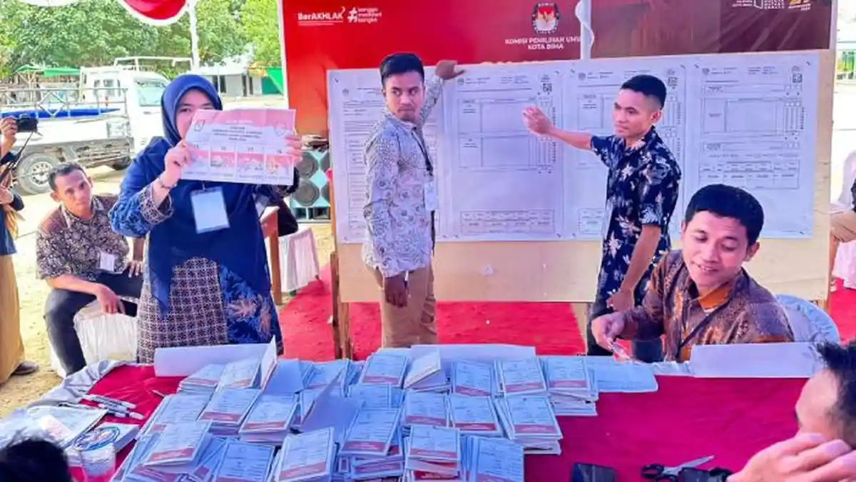 Angka Partisipasi Pemilih di Kota Bima Turun