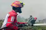 Bencana Karhutla di Desa Galang, PMI Kalbar terjunkan Tim Damkar dan  Ambulance