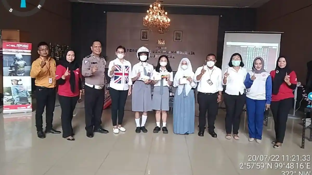 Satlantas Tanjungbalai Imbau Pelajar Jangan Bawa Kendaraan ke Sekolah