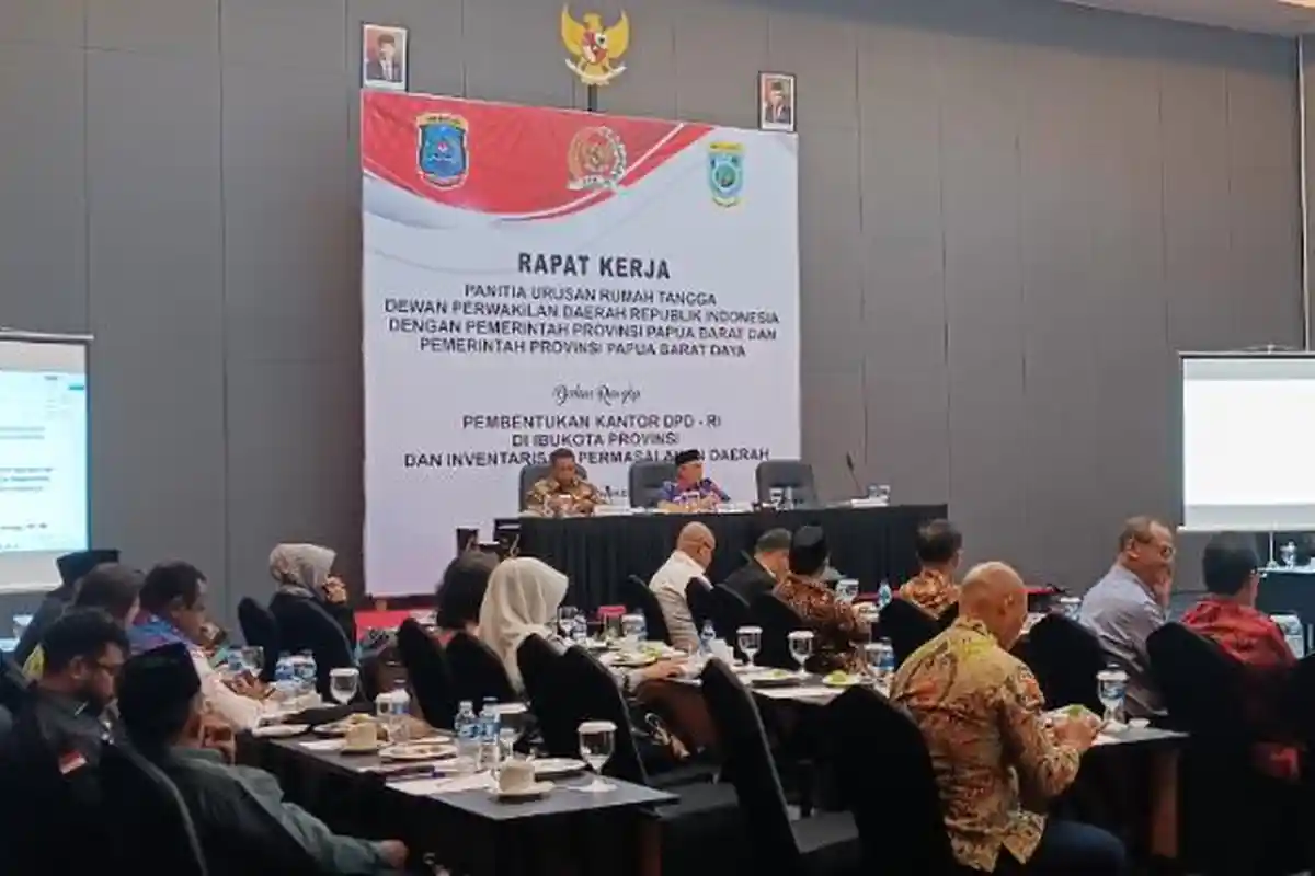 PURT Gelar Raker Bersama Pemerintah PB dan PBD, Bahas Pembentukan Kantor DPD RI di Ibu Kota Provinsi