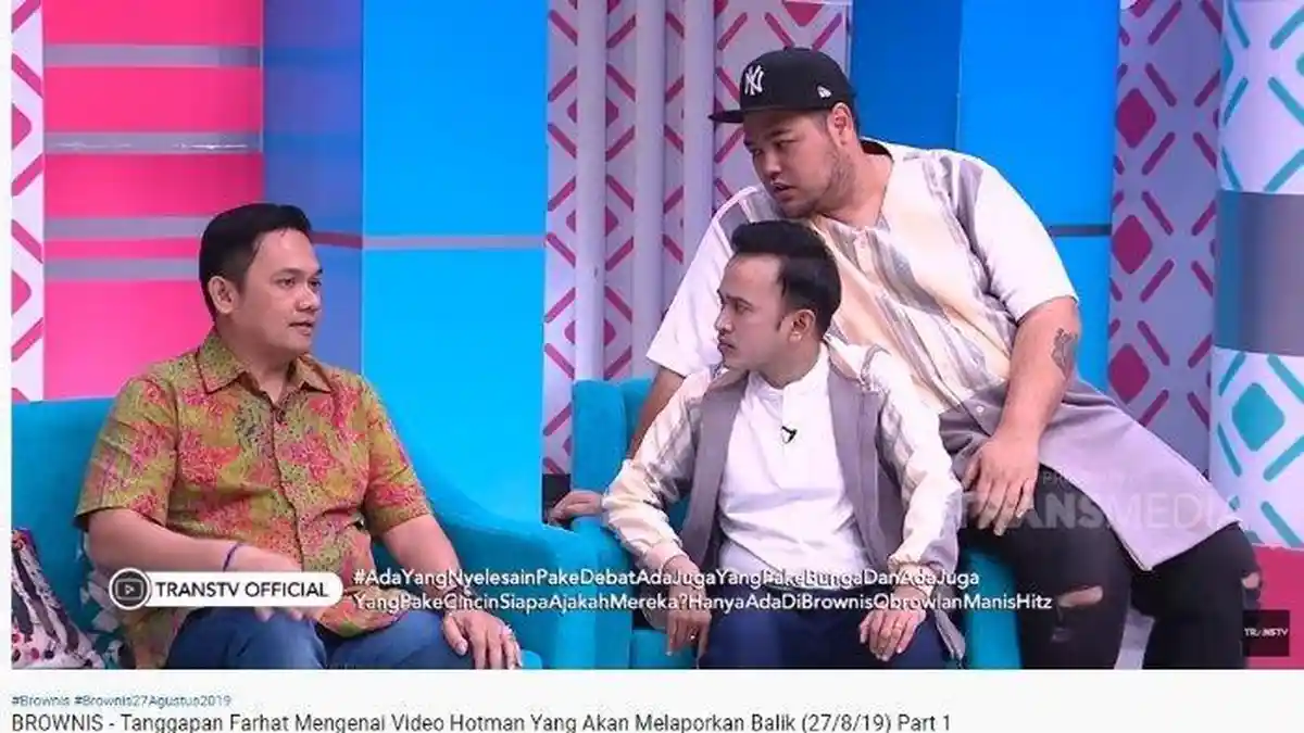 Reaksi Farhat Abbas Disinggung Ruben Onsu Pakai Akun Bodong saat Bicarakan Kasus Hotman Paris
