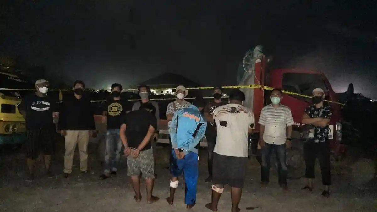 BREAKING NEWS 3 Pencuri Truk di Pesawaran Lampung Ditangkap Polisi