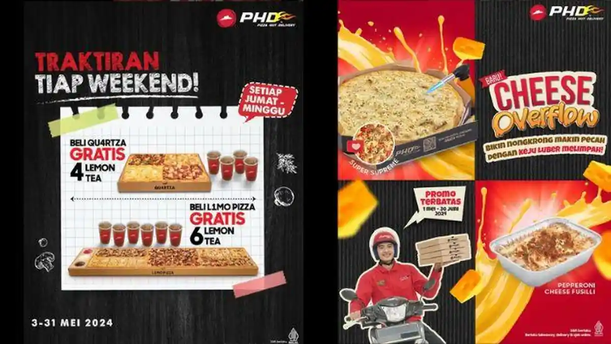 New Promo PHD Mei 2024, Nikmati Menu baru Cheese Overflow, Beli Qu4rtza ...