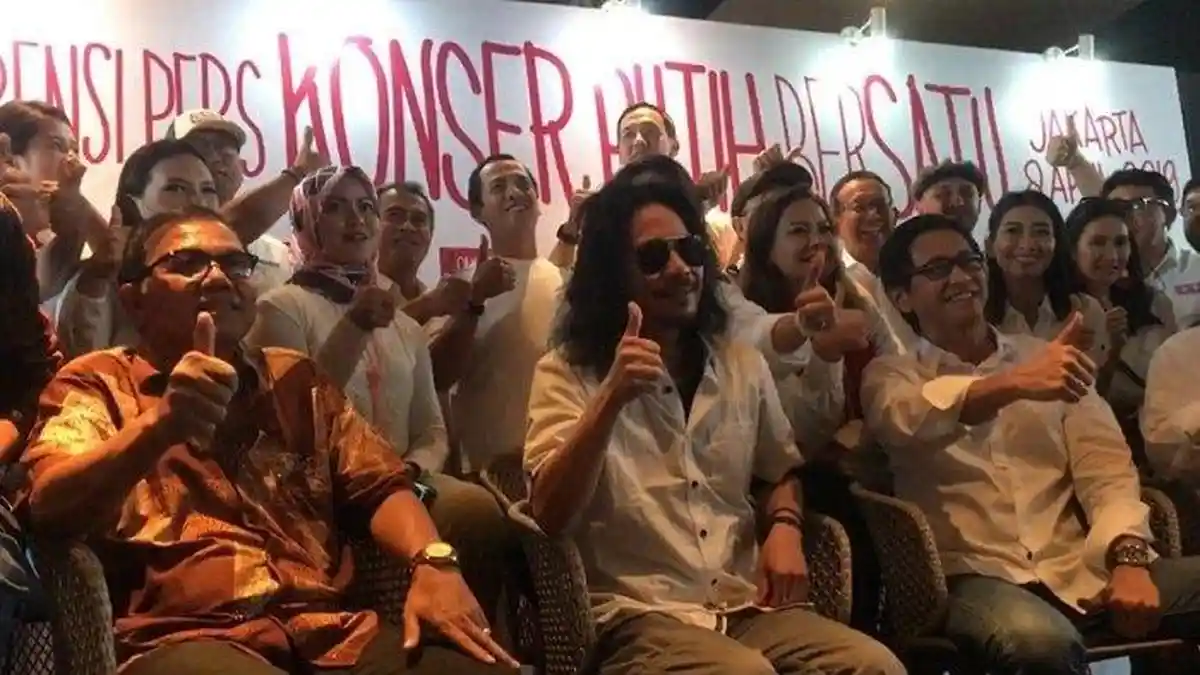 UPDATE Situasi Terkini Kampanye Akbar Konser Putih Bersatu Jokowi-Maruf, Ada Sejak Semalam