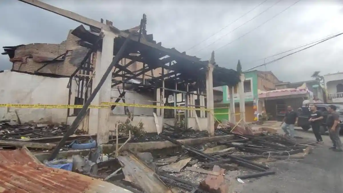 Satu Korban Kebakaran di Tiganderket Karo Masih Syok, Korban Tertidur saat Rumahnya Terbakar