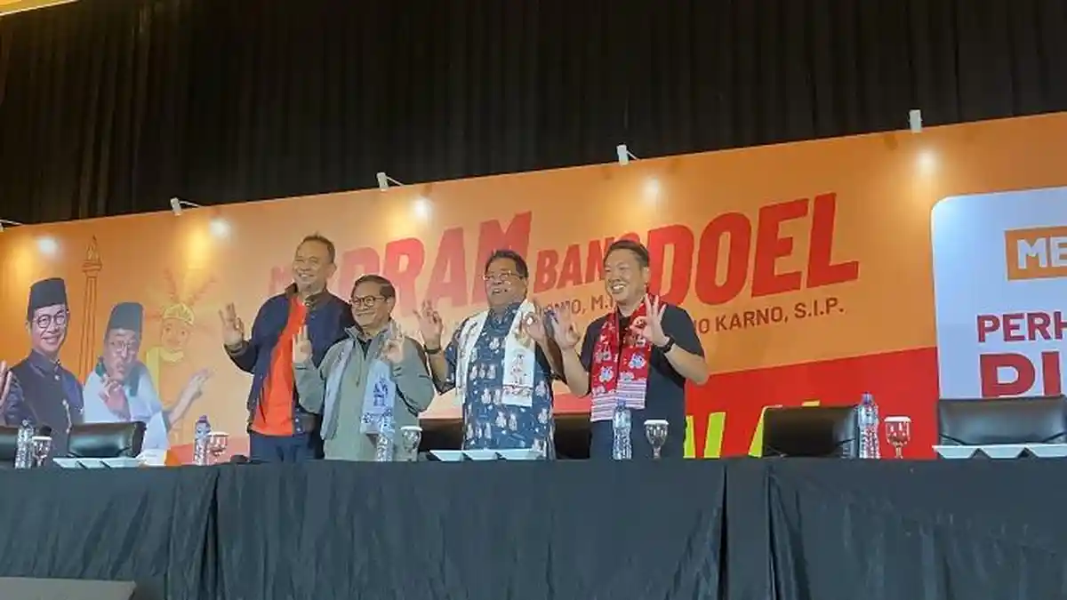 Pramono Anung-Rano Karno Umumkan Unggul di Exit Poll dan Quick Count, Lagu Jakarta Menyala Menggema