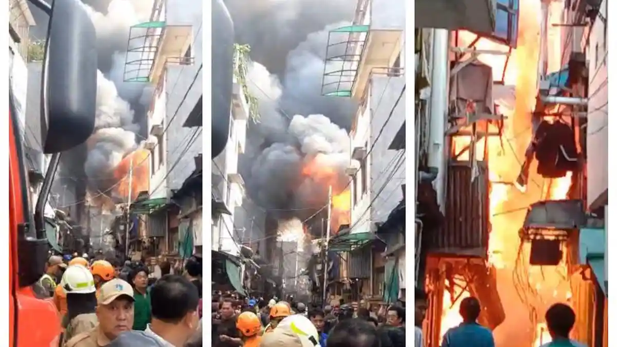Kebakaran Besar Landa Duri Utara Tambora, Gulkarmat Tambah Pasukan: 27 Unit dan 135 Personel ke TKP