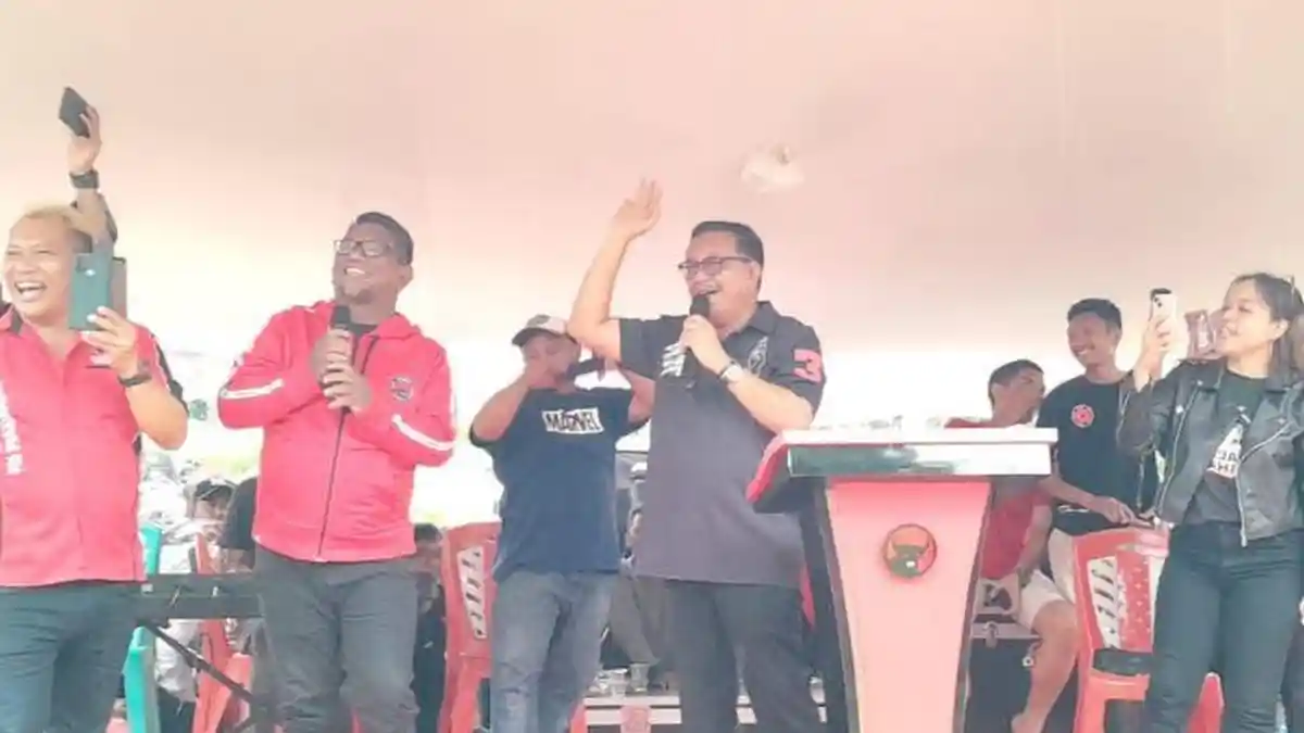 Target Kursi PDIP di DPRD Bitung, Maurits Mantiri Pertegas Saat Kampanye