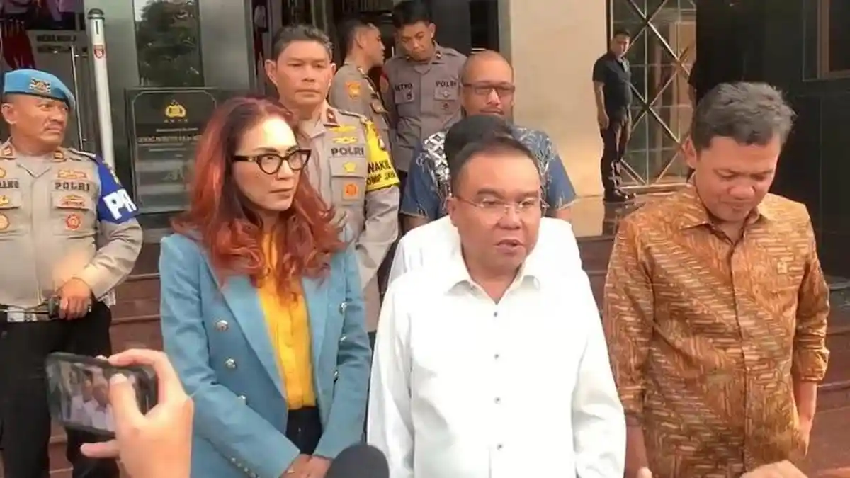 Setelah Didemo Mahasiswa, Wakil Ketua DPR Sufmi Dasco Datangi Polda Metro Jaya, Mau Jadi Penjamin