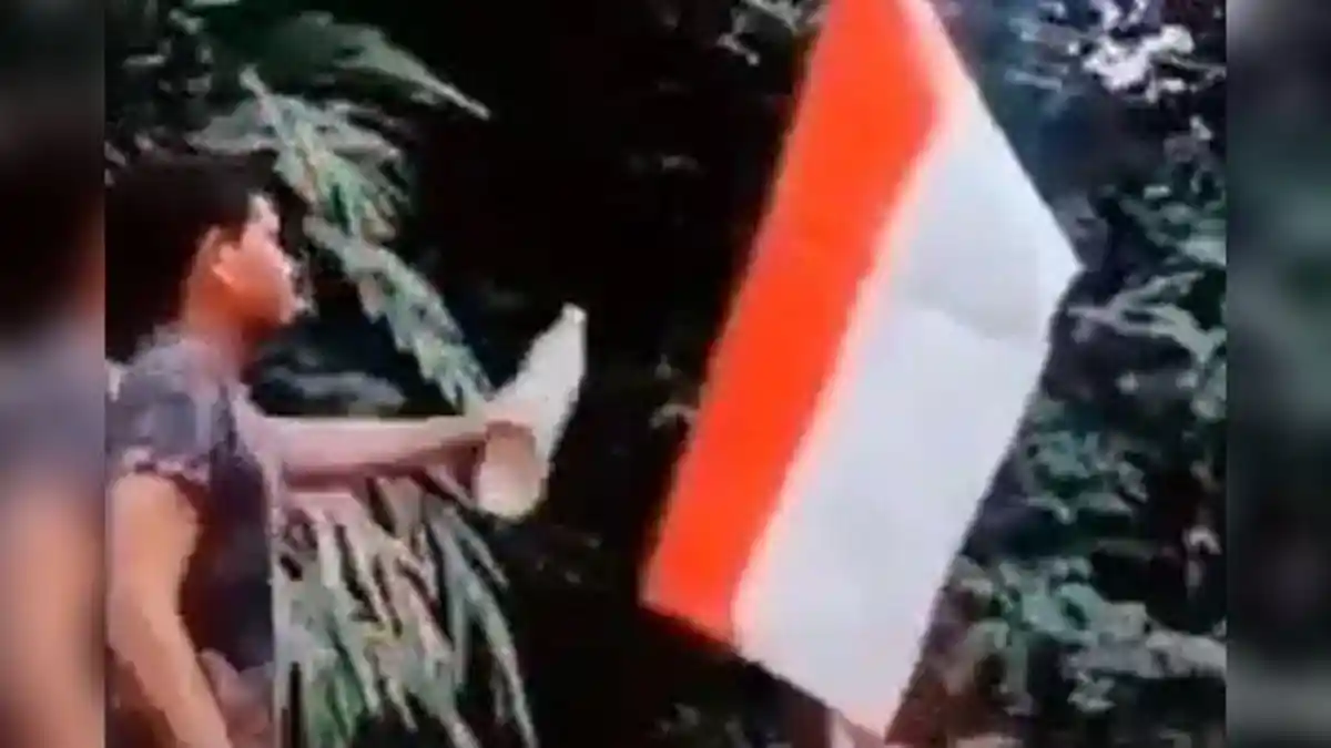 Viral Warga Bakar Bendera Merah Putih di Malaysia, Polisi Sudah Kantongi Identitas Pelaku
