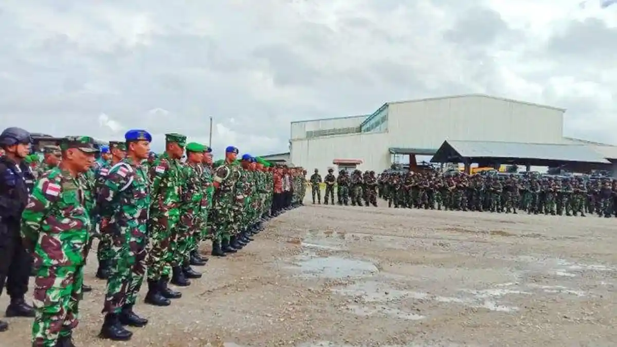 1.000 Personel TNI/Polri Disiagakan Amankan Kunker Wapres Ma’ruf Amin ...