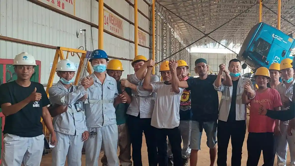 Kembali Bekerja, 2.963 Pekerja TKA dan TKI di PT GNI Jaga Harmonisasi