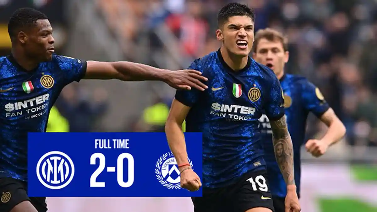 Hasil Inter Milan vs Udinese, Joaquin Correa Cetak 2 Gol, Inter Milan Menang
