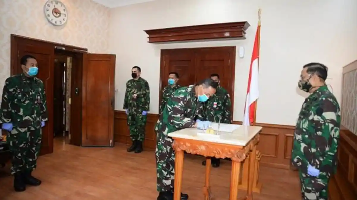 Kolonel Kavaleri Ignatius Eko Djoko Resmi Dilantik sebagai Karo Humas Setjen Kemhan
