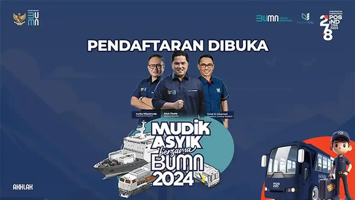 JADWAL Mudik Gratis PT Pos Indonesia 2024 Lengkap Syarat dan Link Pendaftaran Disini