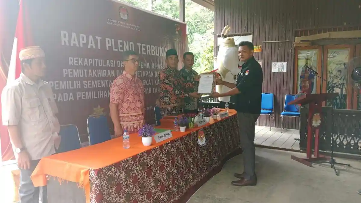 KPU Mahulu Kaltim Tetapkan 27.909 DPS untuk Pilkada 2024