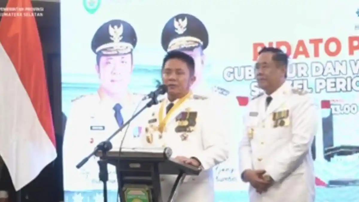 Resmi Dilantik Sebagai Gubernur Sumsel, Herman Deru Ungkap Hubungannya Dengan Mawardi Yahya