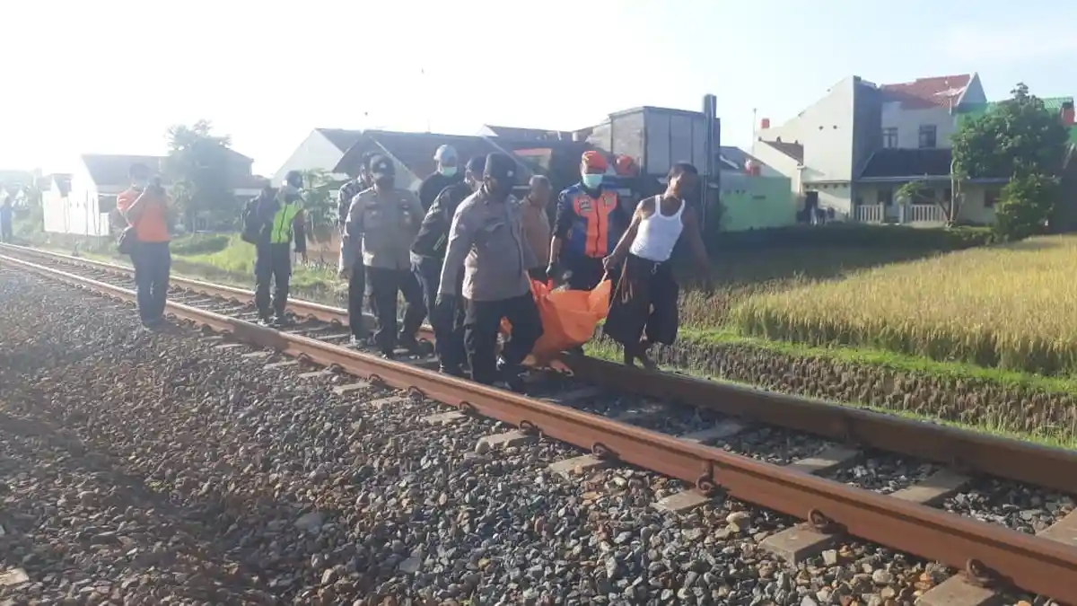 Hati-hati Lewat Perlintasan, Kecelakaan Kereta Kembali Terjadi, Kali Ini Tewaskan pemotor di Bantul