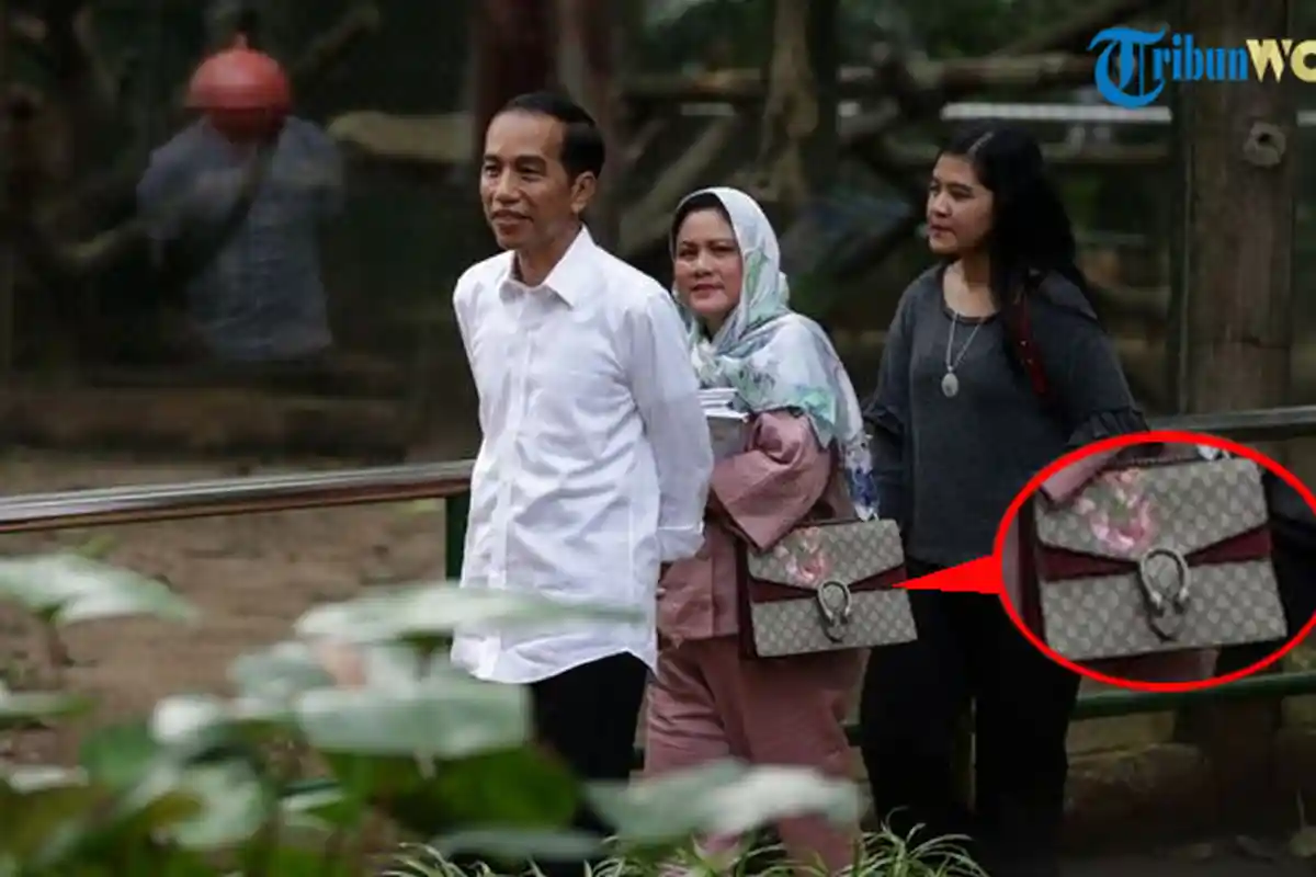 Dikenal Sederhana, Iriana Widodo Pakai Tas Mewah saat ke Ragunan, Harganya Fantastis!
