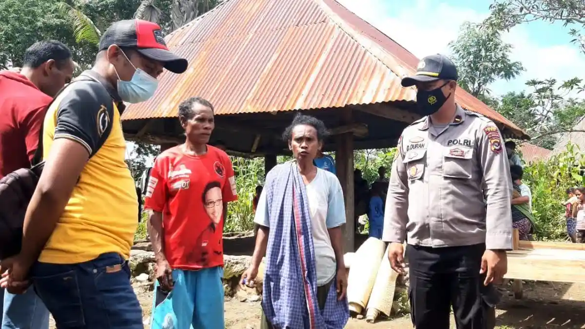 Tragis, Nyawa Simon Seu Direnggut Reruntuhan Tembok Rumah Tua 