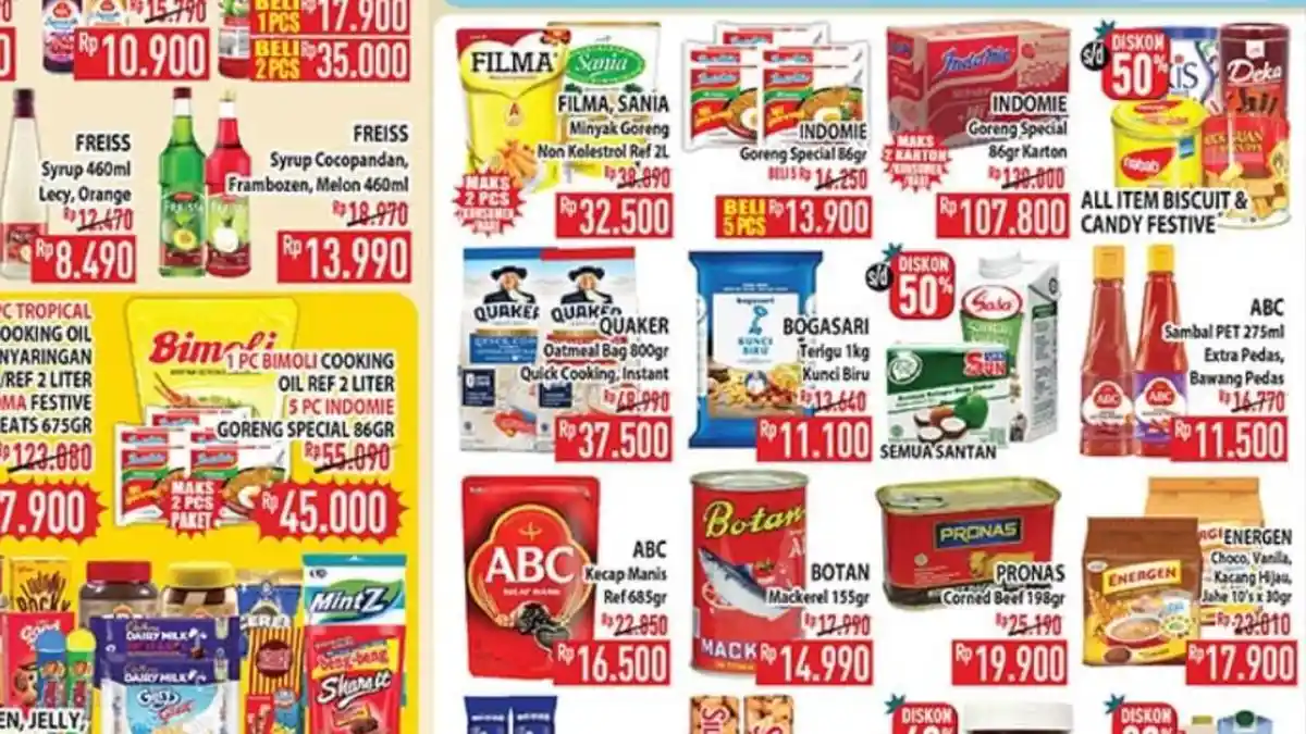 KATALOG Promo JSM Hypermart Hari Ini 6-9 April 2024: Indomie Karton Rp107.800 Santan Disc 50 Persen