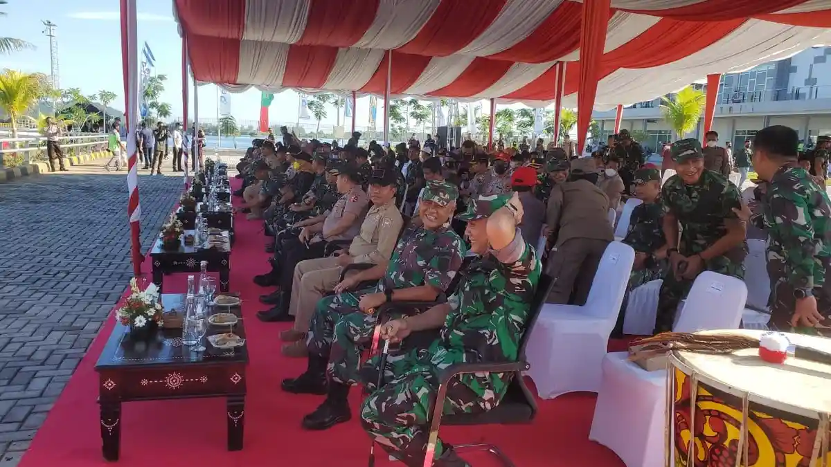 Danlantamal VII Hadiri Penutupan Latsitarda XLII Tahun 2022 di NTB