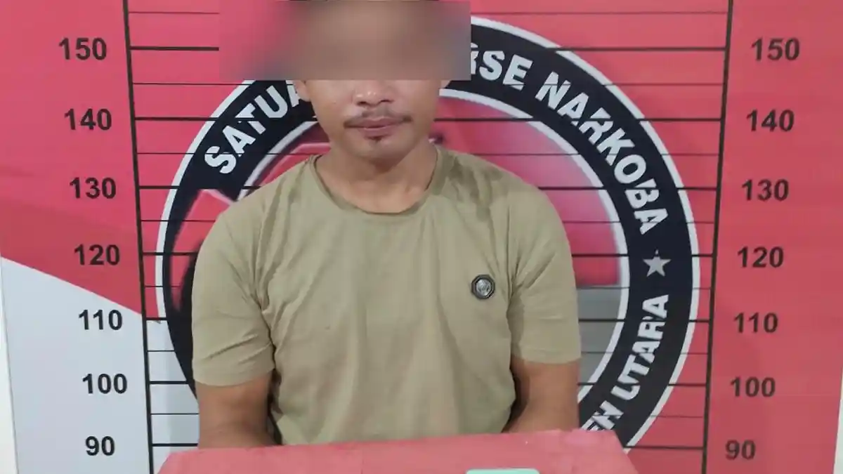 Seorang Pemuda di Aceh Utara Diringkus Bersama 16 Paket Sabu Siap Edar