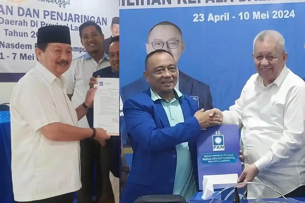 Bursa Pilkada Lampung 2024, Peluang Herman HN vs Yusuf Kohar