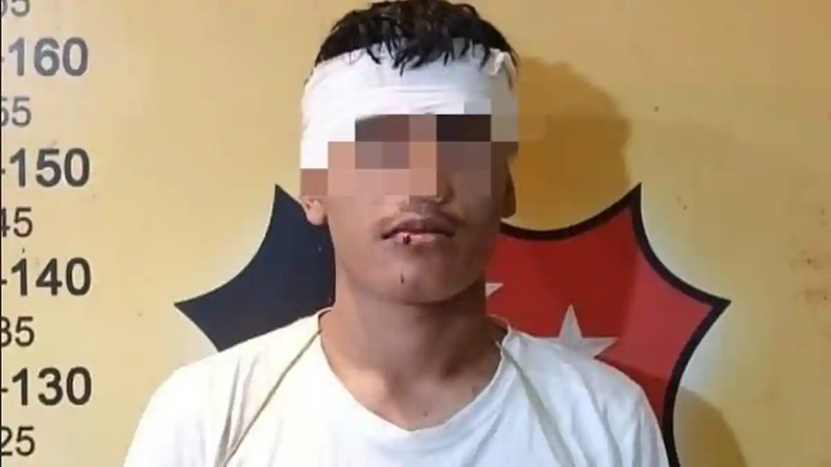 Geng Motor Kocar-kacir Dikejar Warga, Satu Orang Babak Belur Dihajar Massa