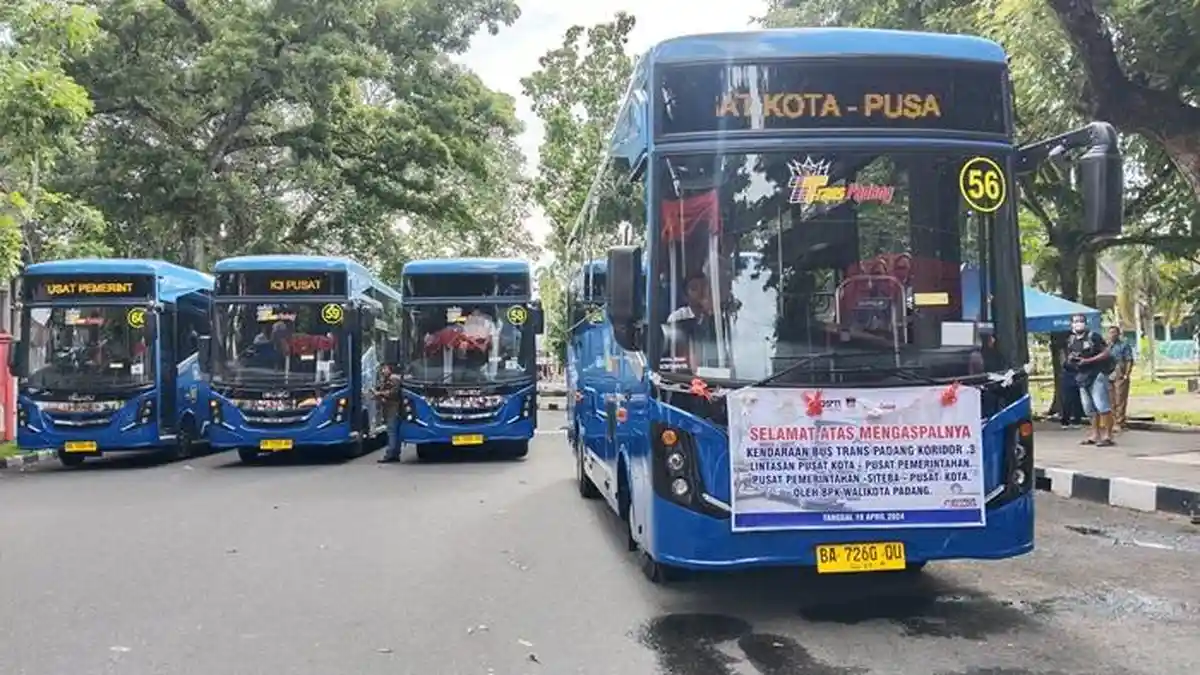 Trans Padang Koridor 3 Punya Armada Baru, Layani Pusat Kota-Pusat Pemerintahan, Termasuk RSUD