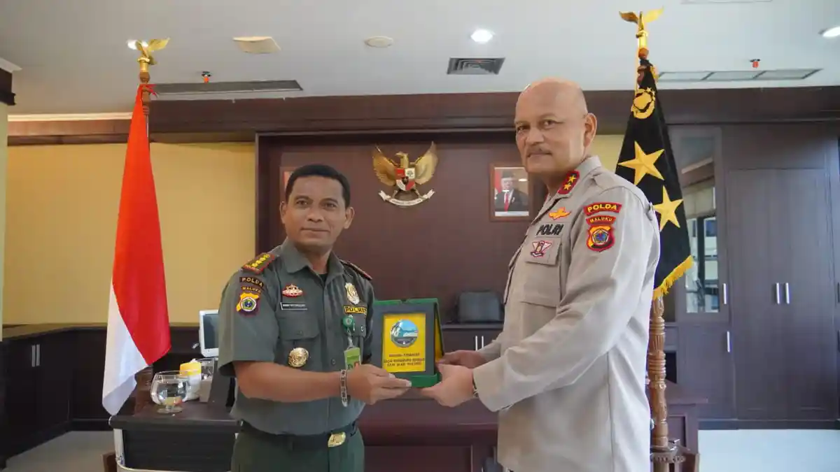 Diakhir Jabatan, Kapolda Terima Kunjungan Silaturahmi Kepala BKSDA Maluku