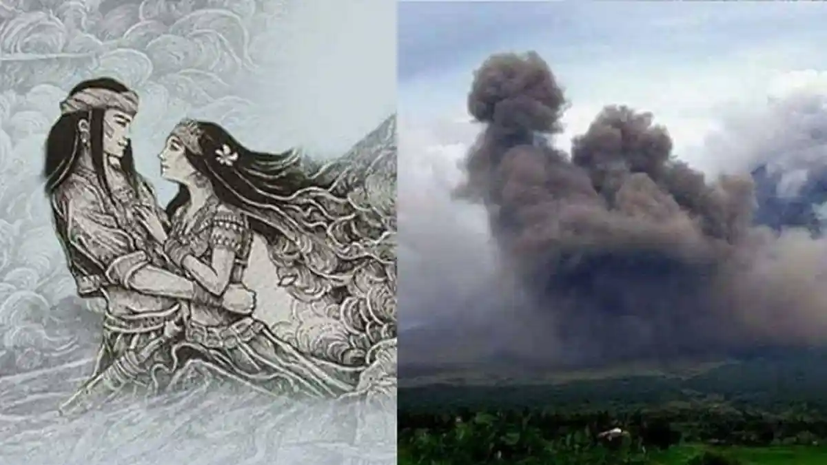 Viral Gambar Awan Letusan Gunung Mayon, Kisahnya Romantis Mirip Romeo-Juliet