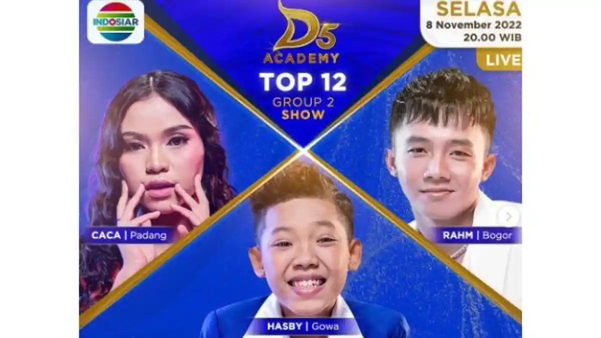 Hasil Polling Sementara D Academy 5 Babak Top 12 Grup 2 Tadi Malam: Peserta Asal Jabar Terancam