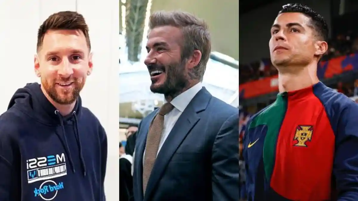 Ketemu di Piala Dunia Qatar, David Beckham Bujuk Lionel Messi ke Inter Miami, Rayu Ronaldo Juga?