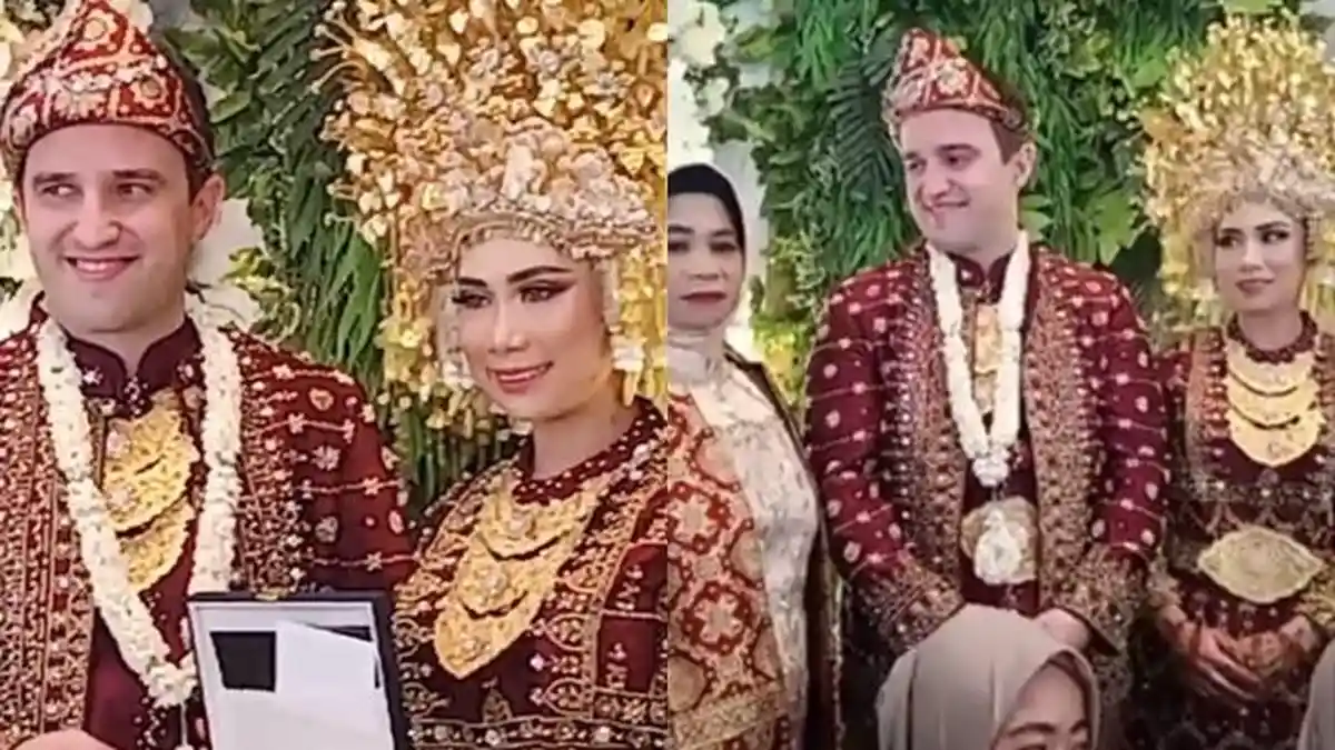 Berawal Kenalan dari Facebook Bule Jerman Nikahi Bidan di Baturaja, Segini Jumlah Maharnya