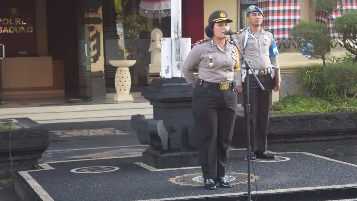 Wakapolres Badung Imbau Anggotanya Bertugas dengan Ikhlas dan Penuh Tanggung Jawab