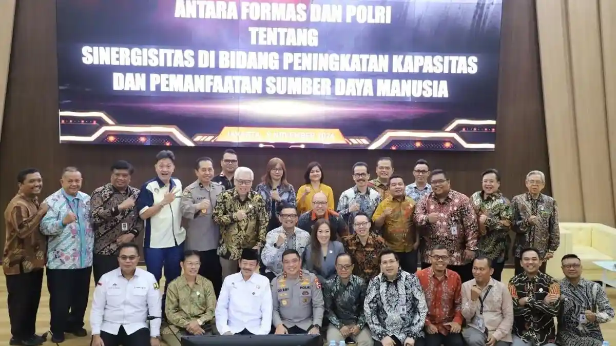 Lemdiklat Polri dan Forum Masyarakat Indonesia Emas Jalin Kerjasama Pengembangan SDM