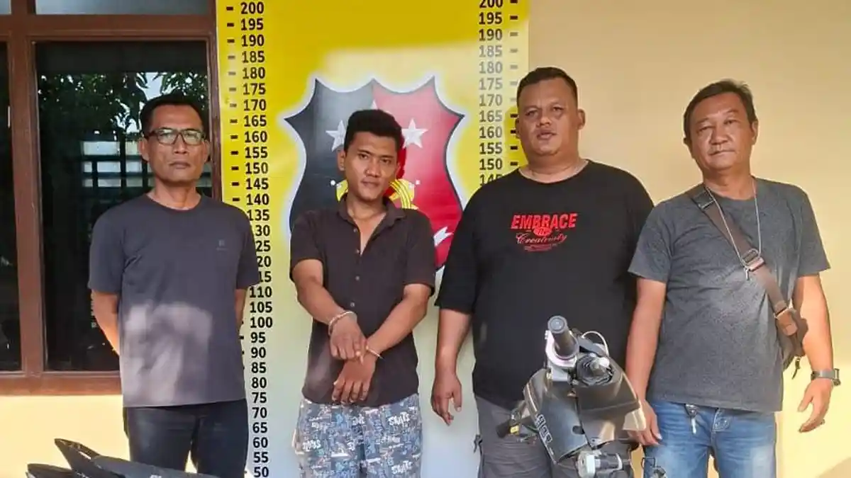 Gerak Cepat Polsek Bandar Huluan Simalungun, Pelaku Curanmor Ditangkap dan Barang Bukti Diamankan
