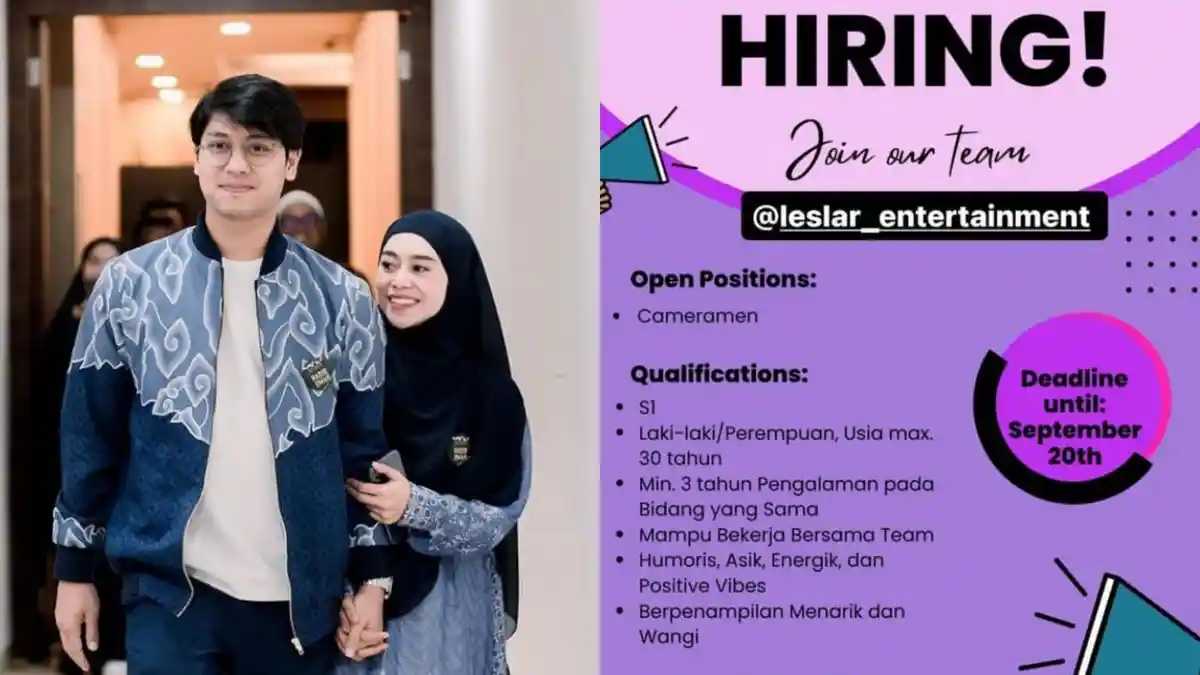 Rizky Billar Buka Lowongan Kerja untuk Leslar Entertaiment, Syaratnya Harus Wangi