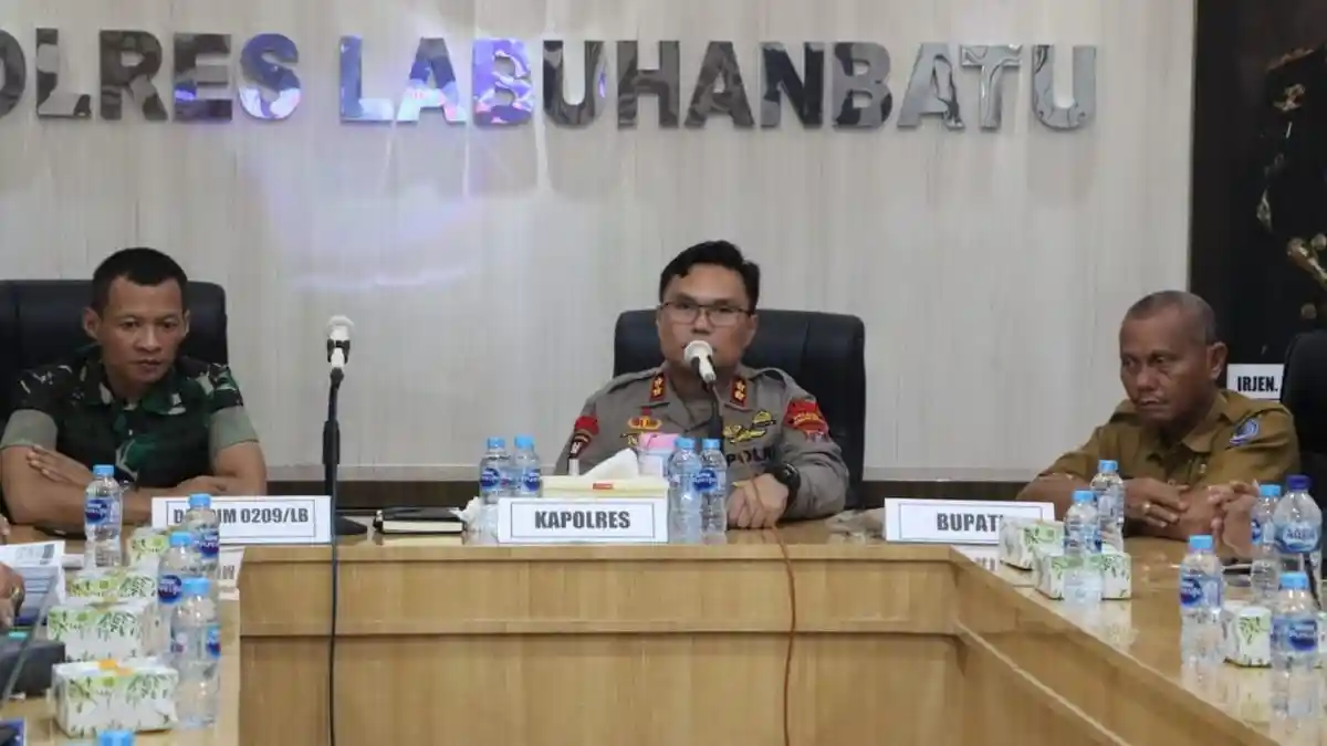 Ricuh Penolakan Pabrik Kelapa Sawit, Kapolres Labuhanbatu Gelar Rapat Koordinasi